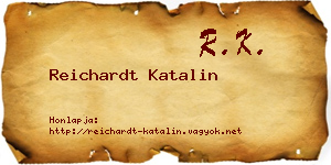 Reichardt Katalin névjegykártya